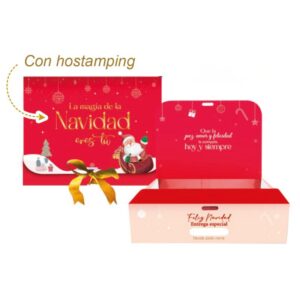 Caja Feliz Navidad Papa Noel Mediana